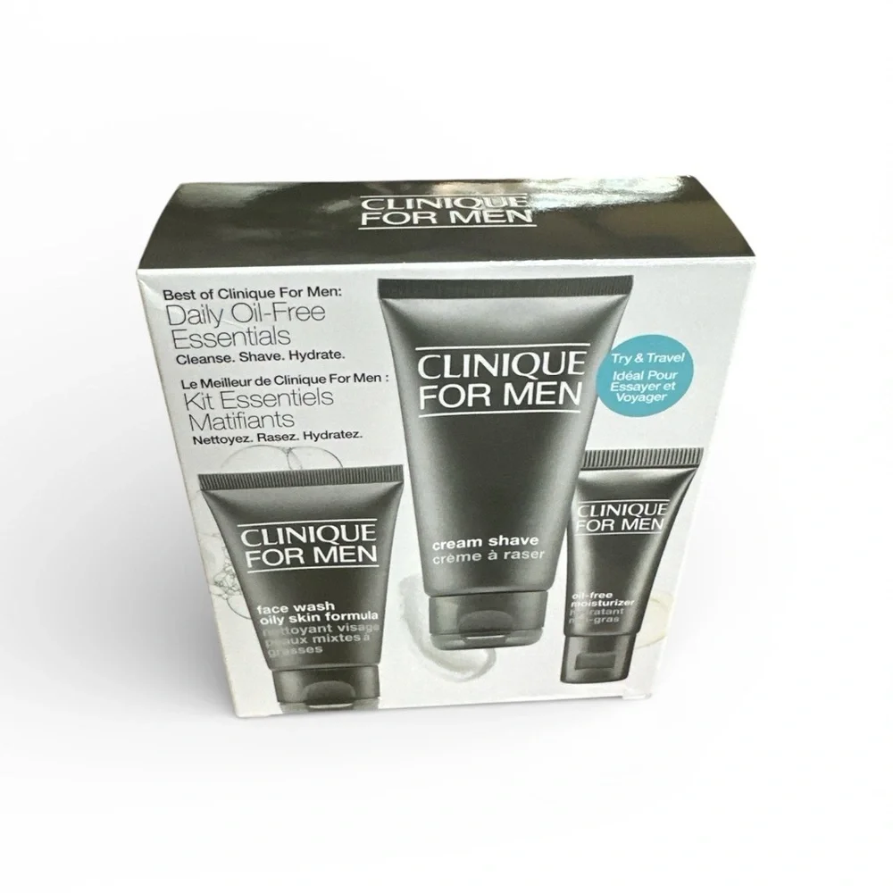 ✨ NEW Clinique For Men Daily Oil-Free Essentials | Travel Grooming Set | NIB ✨
